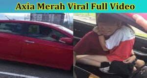 Video Axia Merah Budak PBSM Sepasang Kekasih Viral